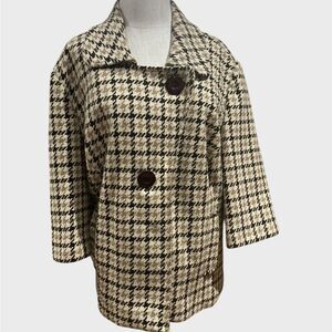 Live a Little Tweed 3/4 Sleeve Blazer Jacket